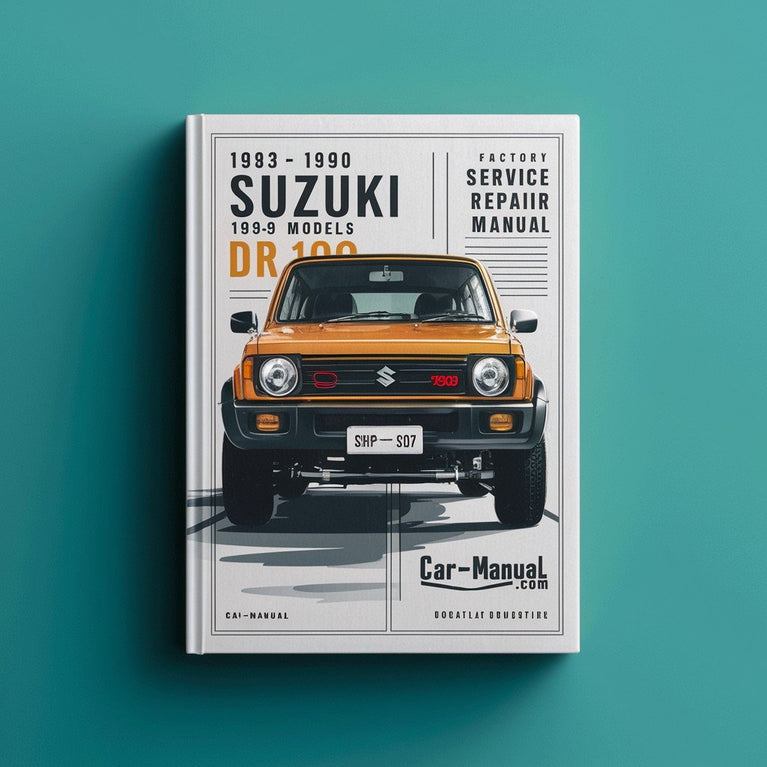1983 1984 1985 1986 1987 1988 1989 1990 Suzuki DR100 1983 SP100 models Factory Service Repair Manual PDF Download