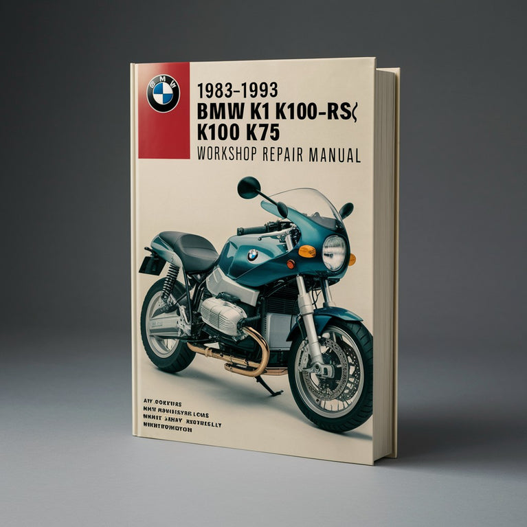 1983-1993 BMW K1 K100RS K100 K75 Werkstatt-Reparaturhandbuch (druckbares, mit Lesezeichen versehenes, iPad-fähiges PDF) Download