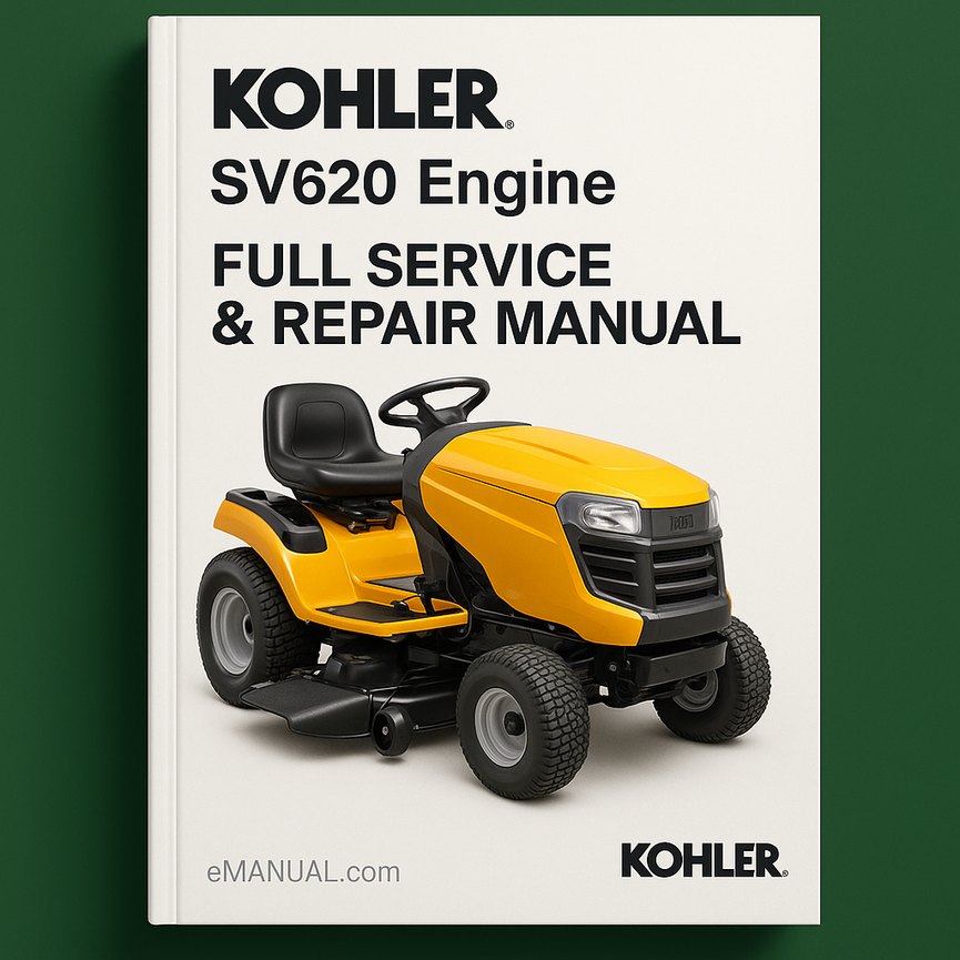 Kohler SV620 Engine Full Service Repair Manual