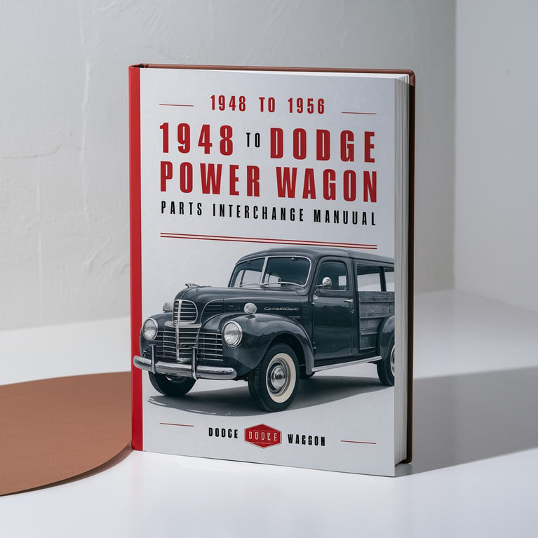 1948 to 1956 Dodge Power Wagon Parts interchange Manual PDF Download