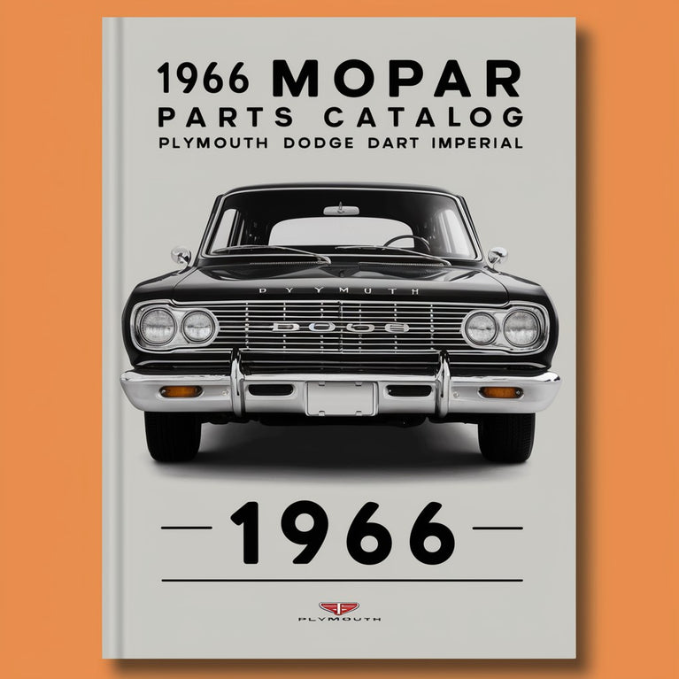 1966 Catálogo de repuestos Mopar plymouth dodge dart imperial