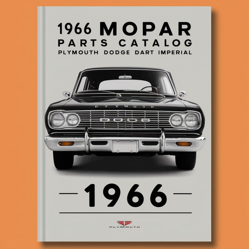 1966 Mopar parts Catalog plymouth dodge dart imperial