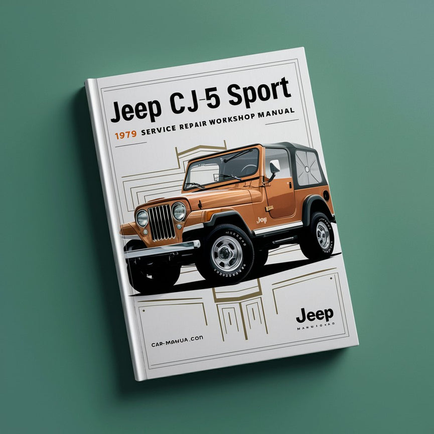 Jeep CJ5 Sport 1979 Manual de taller de reparación de servicio Descargar PDF