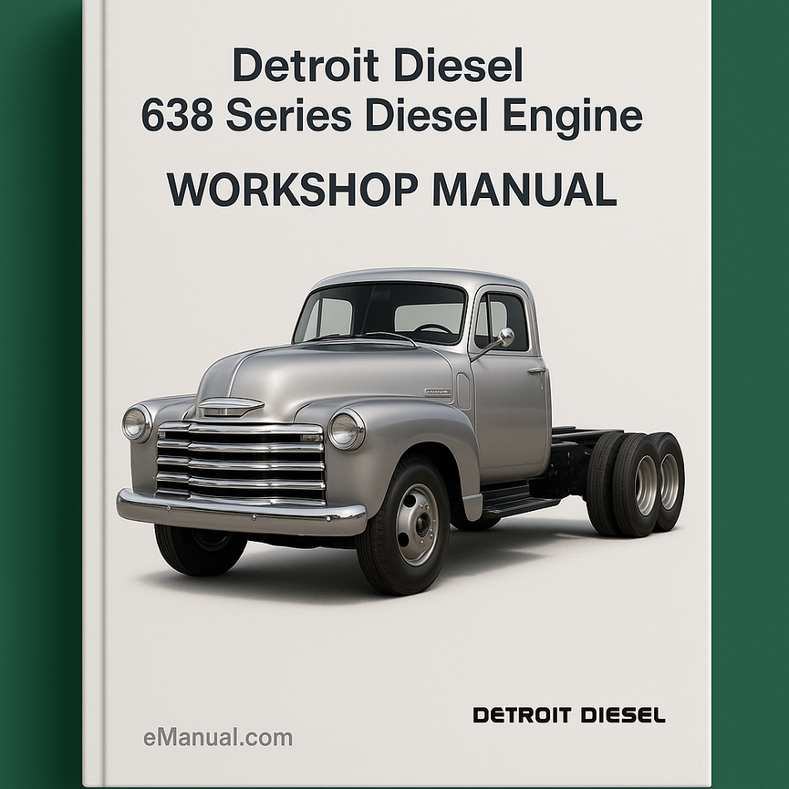Detroit Diesel 638 Series Diesel Engine Workshop Manual