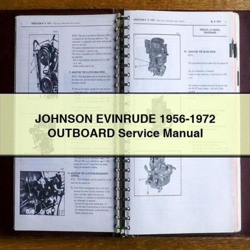 JOHNSON EVINRUDE 1956-1972 OUTBOARD Service Repair Manual