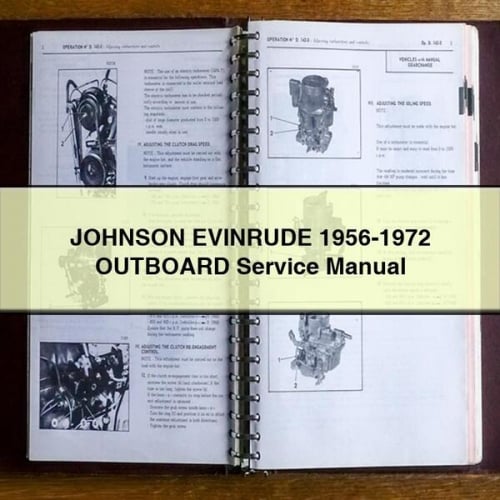 JOHNSON EVINRUDE 1956-1972 OUTBOARD Service Manual Download PDF