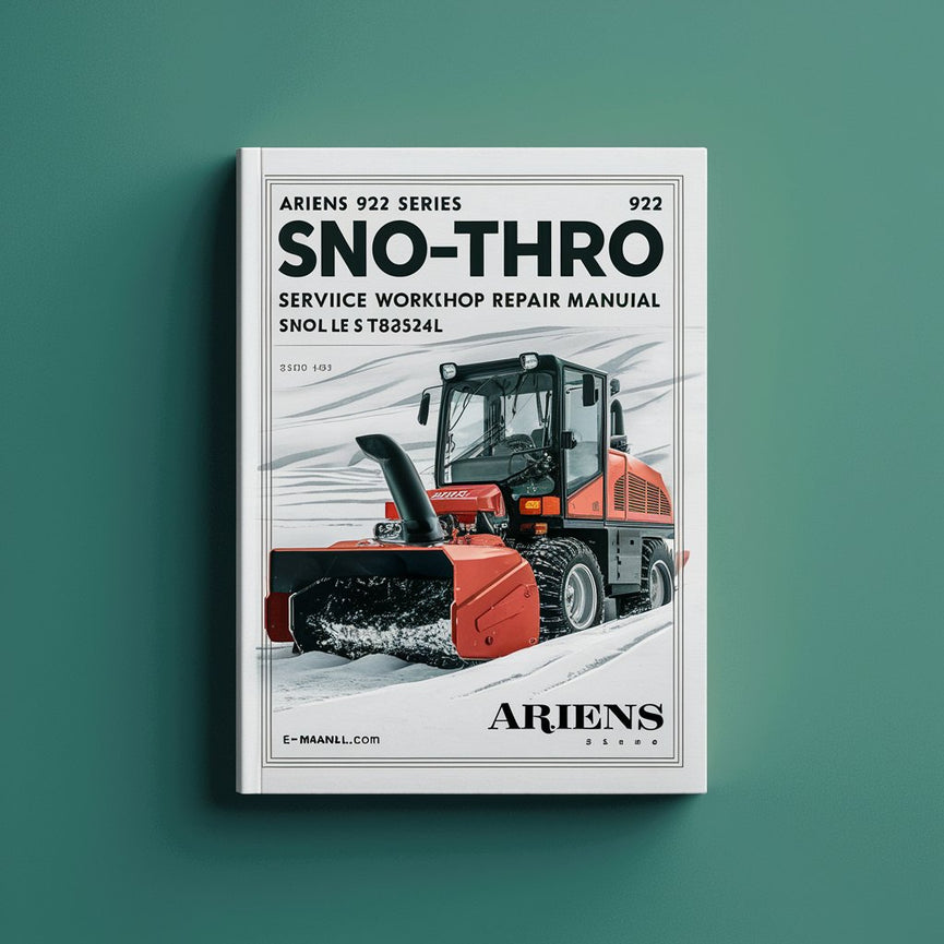 Ariens 932 Series Snowblower Sno-Thro Service Workshop Repair Manual Snow Thrower Blower Model ST8524LE ST8524L PDF Download