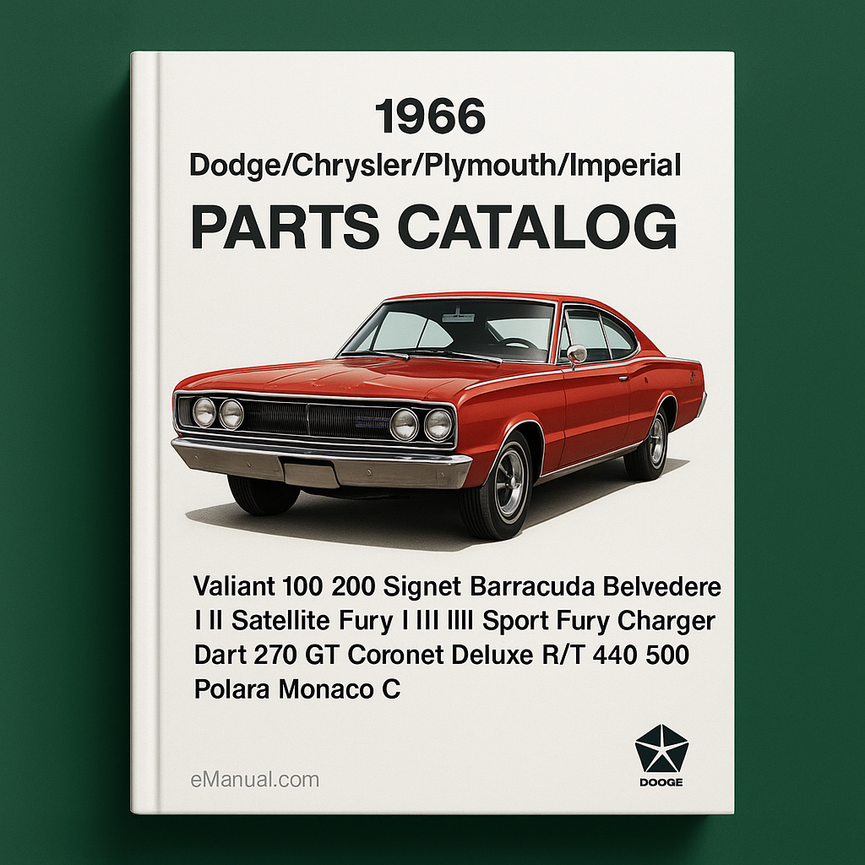Imperial Monaco Car Parts Manual