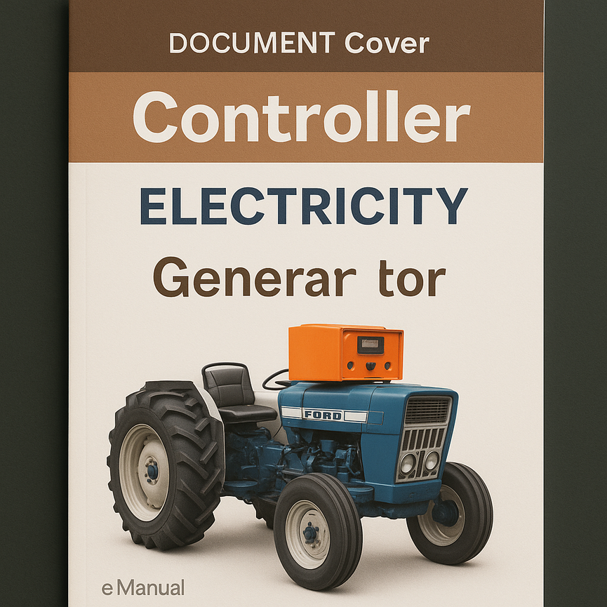 Ford 4600 3 CYLINDER AG Tractor ILLUSTRATED Parts List Manual