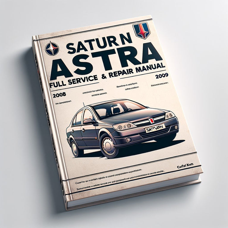 Saturn Astra 2008-2009 Full Service & Repair Manual PDF Download