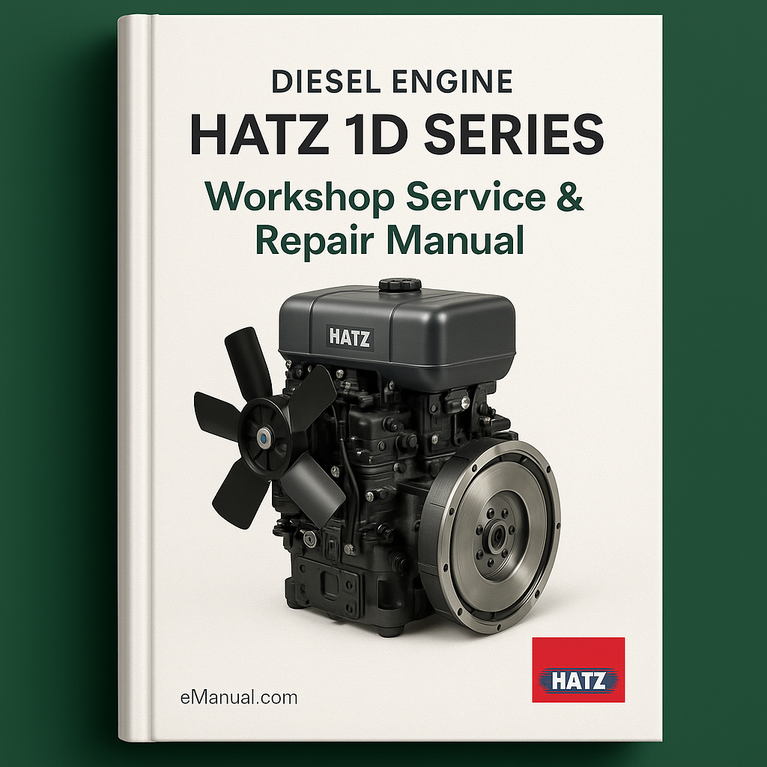 HATZ 1D Series Diesel Engine Workshop Service Repair Manual