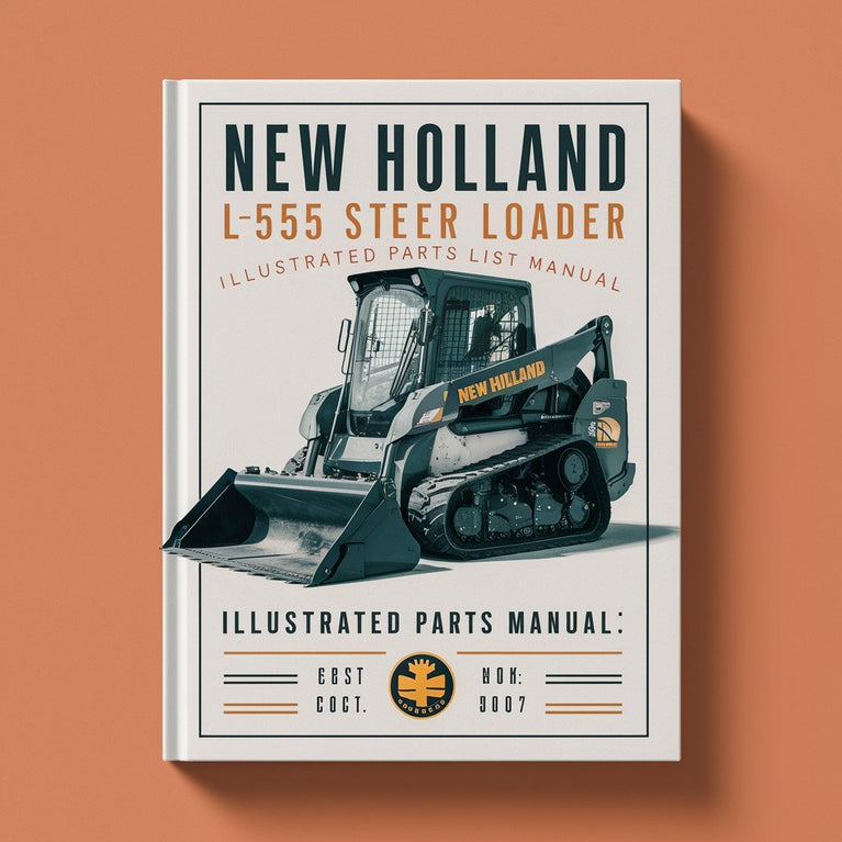 New Holland L555 Kompaktlader - illustriertes Handbuch mit Ersatzteilliste