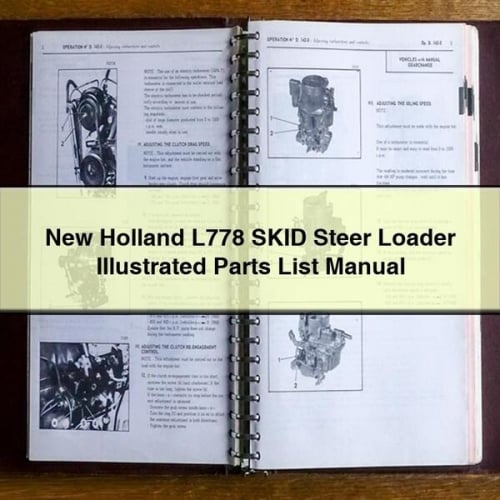 New Holland L778 Kompaktlader, illustrierte Ersatzteilliste, Handbuch, PDF-Download