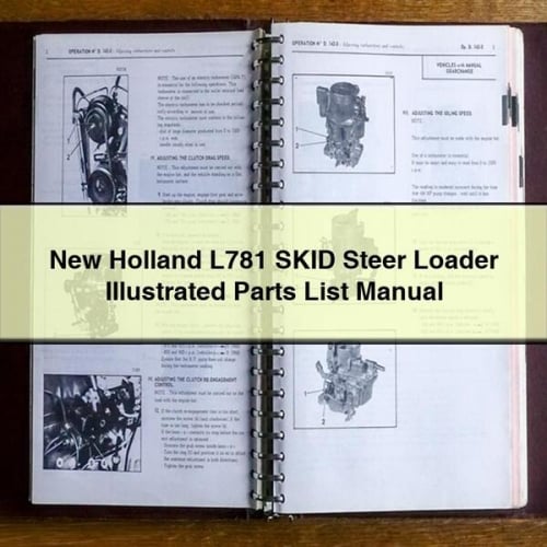 NEW Holland L781 SKID STEER Loader ILLUSTRATED Parts List Manual PDF Download