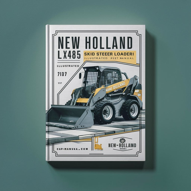 New Holland LX485 Kompaktlader – illustriertes Handbuch mit Ersatzteilliste