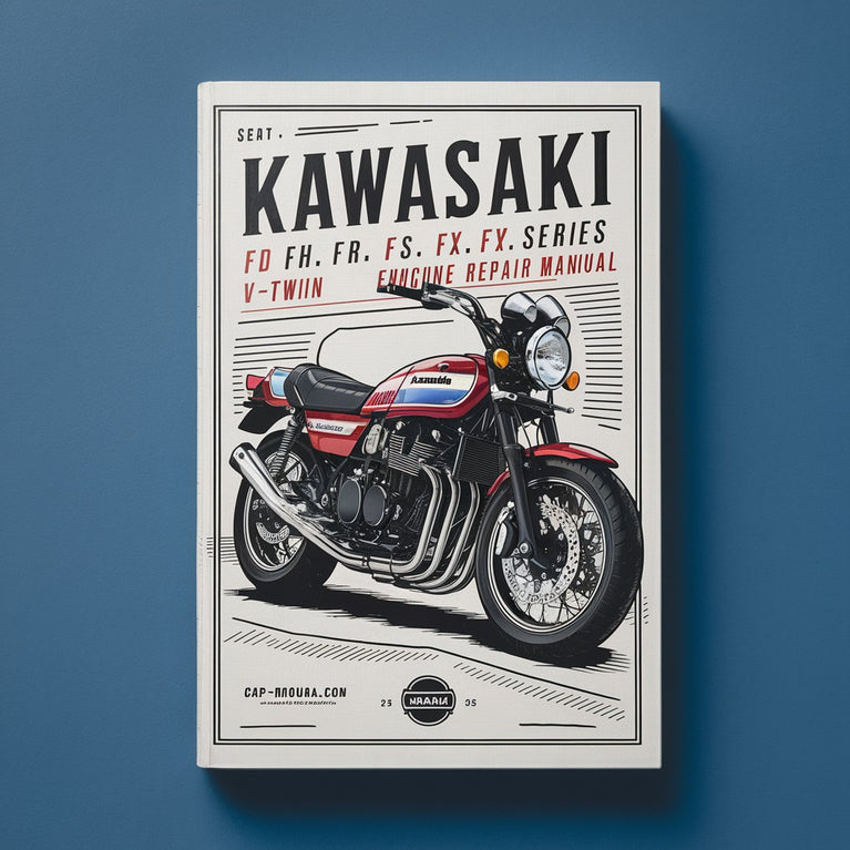 KAWASAKI FD FH FR FS FX Series V-TWIN Engine Repair Manual