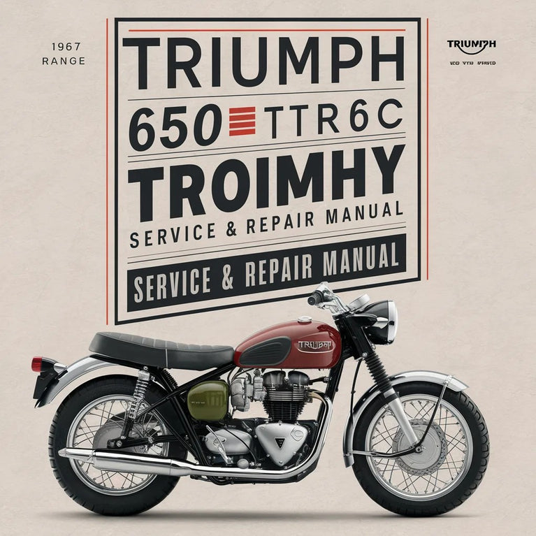 TRIUMPH 650 TR6R TR6C TROPHY 1967-1974 Service Repair Manual