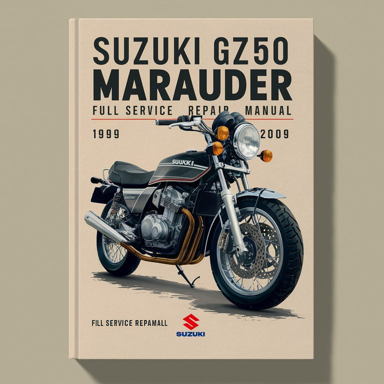 Suzuki GZ250 Marauder 1999-2009 Manual de reparación de servicio completo Descargar PDF