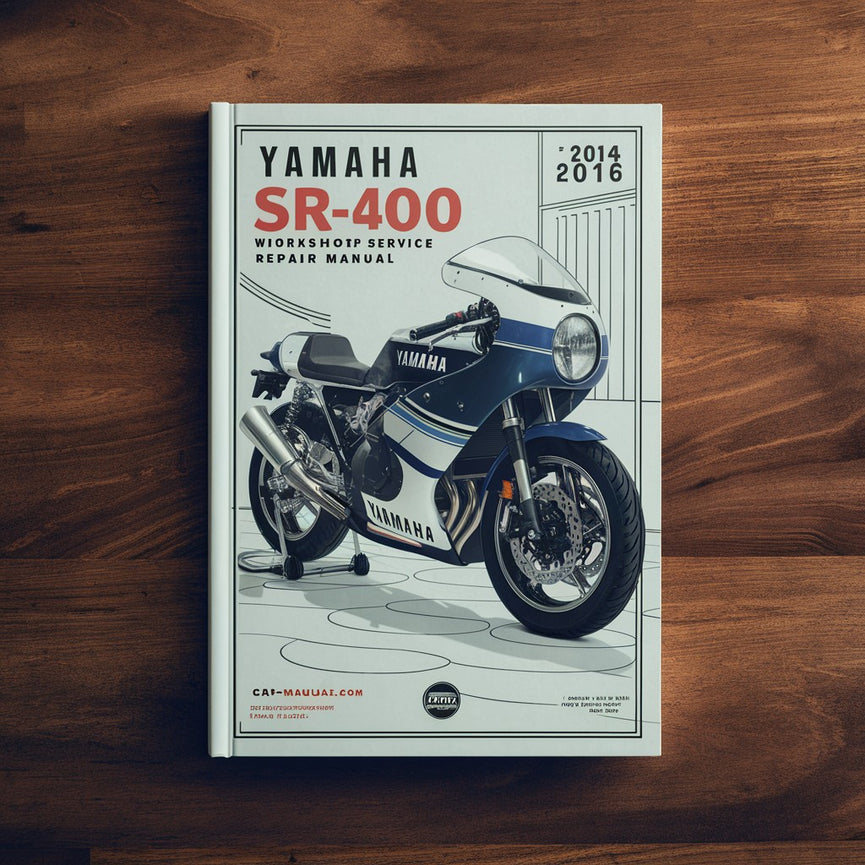 Yamaha SR400 SR-400 BIKE 2014-2016 Workshop Service Repair Manual