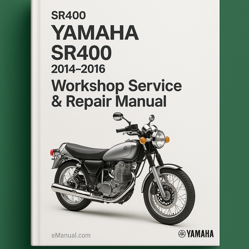 Yamaha SR400 SR-400 BIKE 2014-2016 Werkstatt-Servicehandbuch PDF-Download