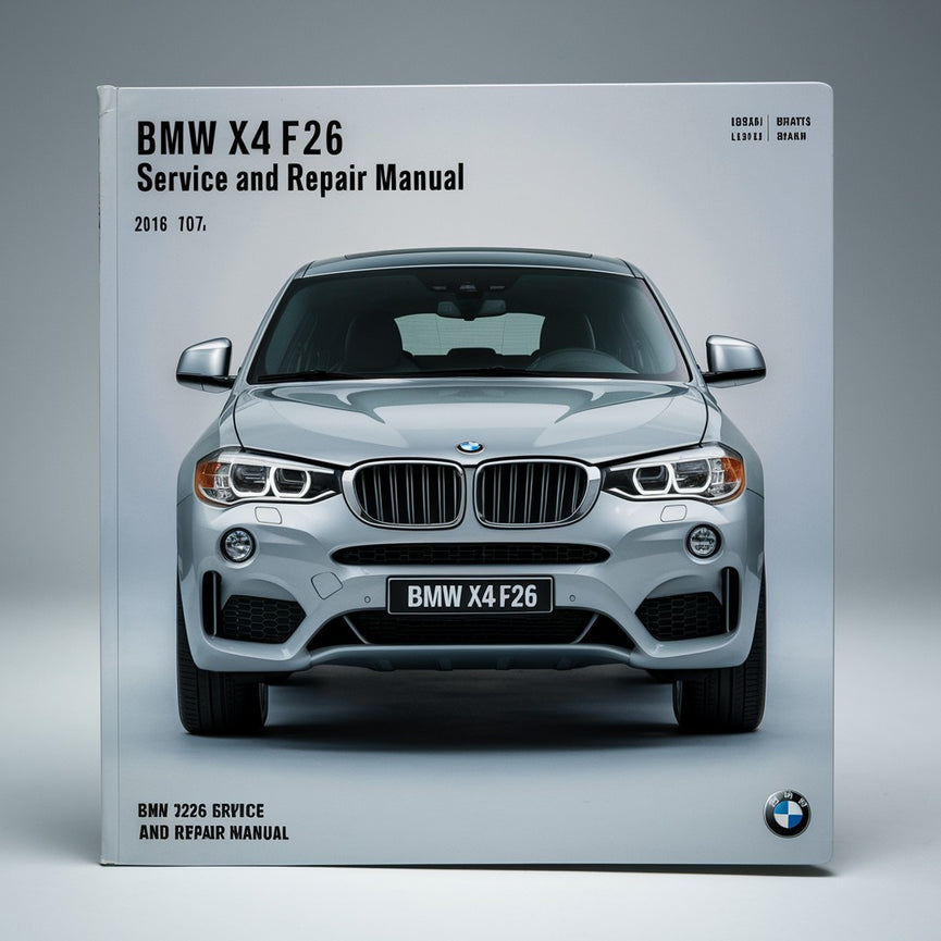 BMW X4 F26 2016 Service and Repair Manual