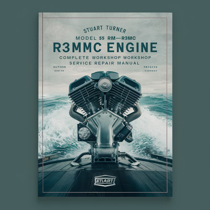 Stuart Turner Modell 55 R3M-R3MC Schiffsmotor Komplettes Werkstatt-Service-Reparaturhandbuch