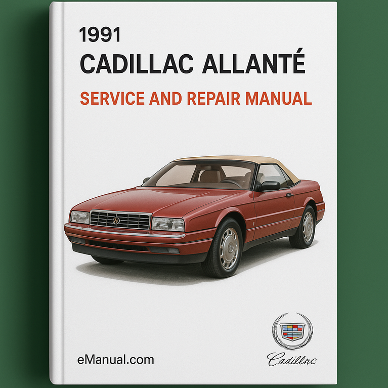 1991 Cadillac Allante Service and Repair Manual