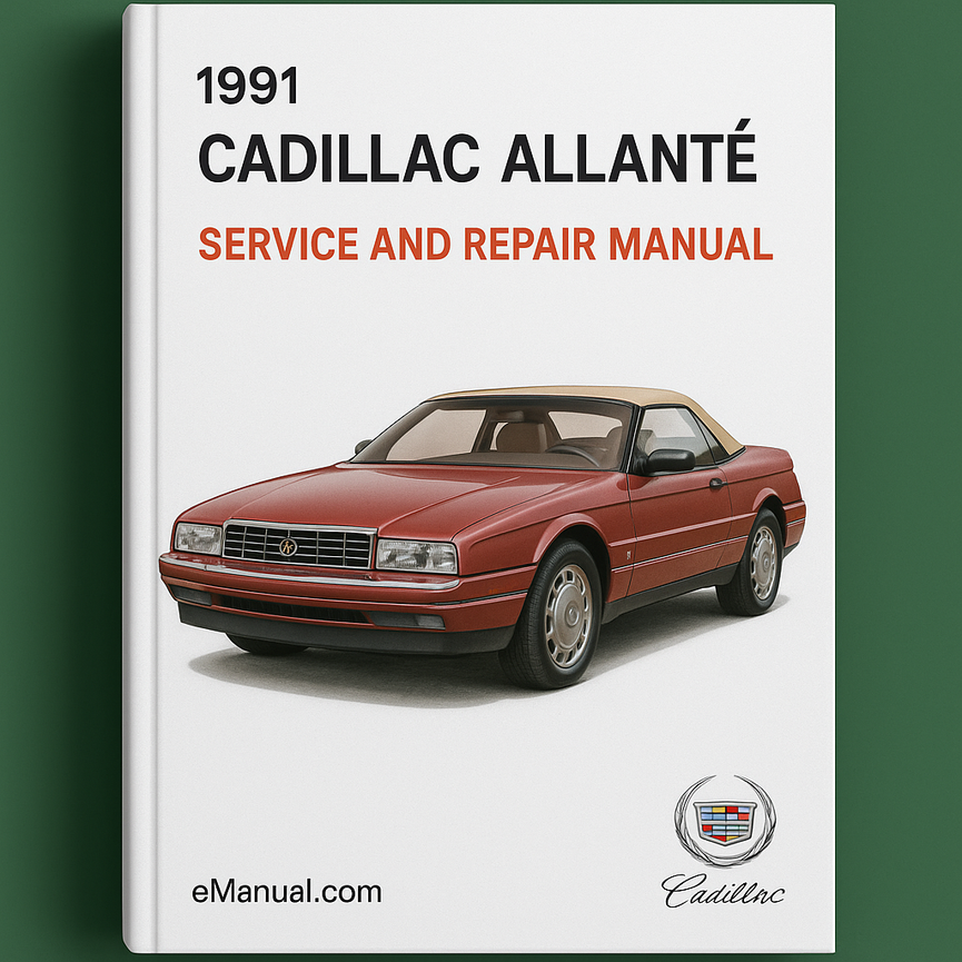 1991 Cadillac Allante Service and Repair Manual