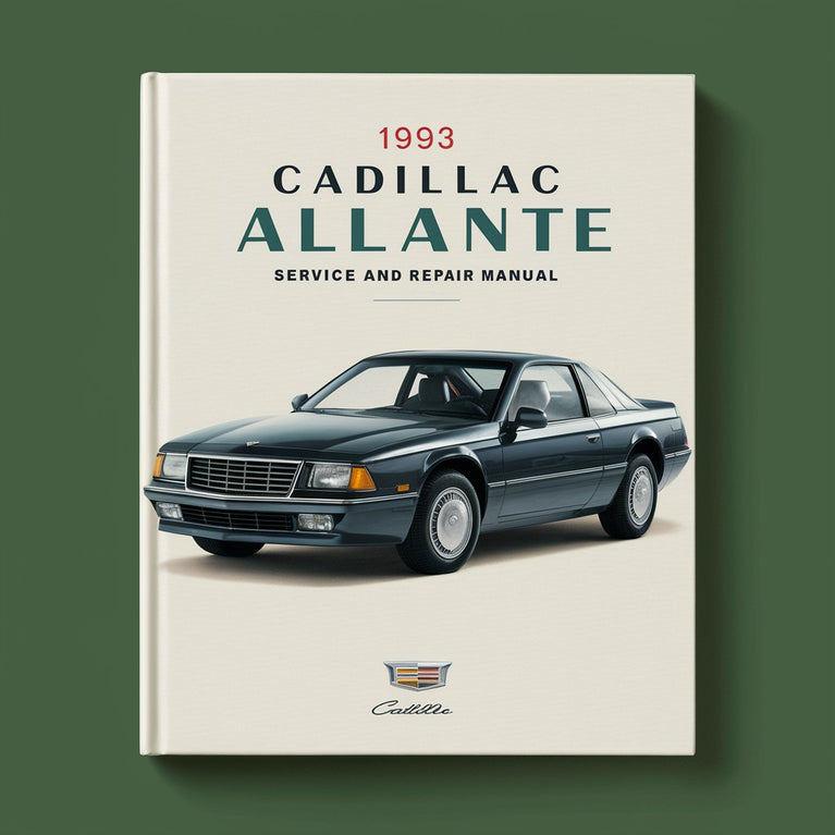 1993 Cadillac Allante Service- und Reparaturhandbuch