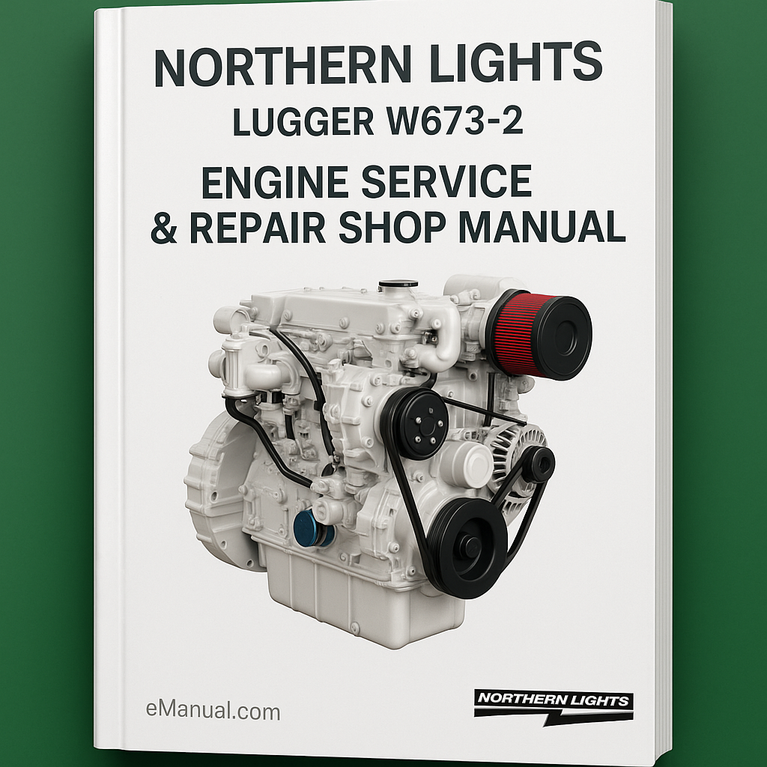 Northern Lights Lugger W673-2 Engine Service Repair Shop Manual