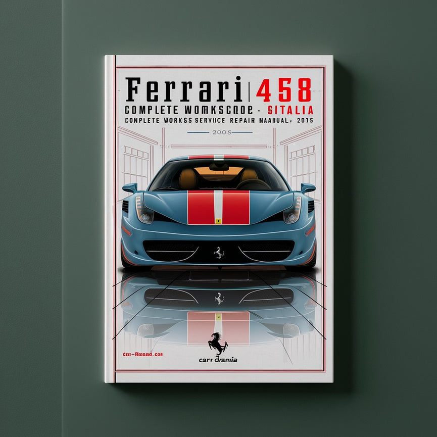 Ferrari 458 Italia Manual Completo Taller Servicio Reparacion 2009 2010 2011 2012 2013 2014 2015 Descargar PDF