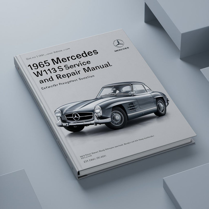 1965 Mercedes W113 SL Service and Repair Manual PDF Download