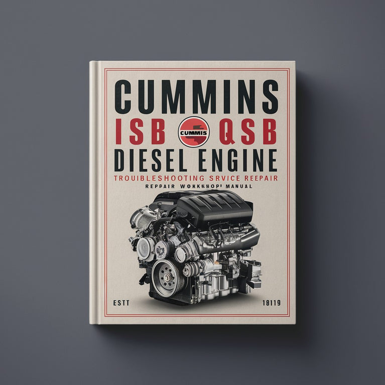 Cummins ISB 5.9 QSB 5.9 Diesel Engine Troubleshooting Service Repair Workshop Manual