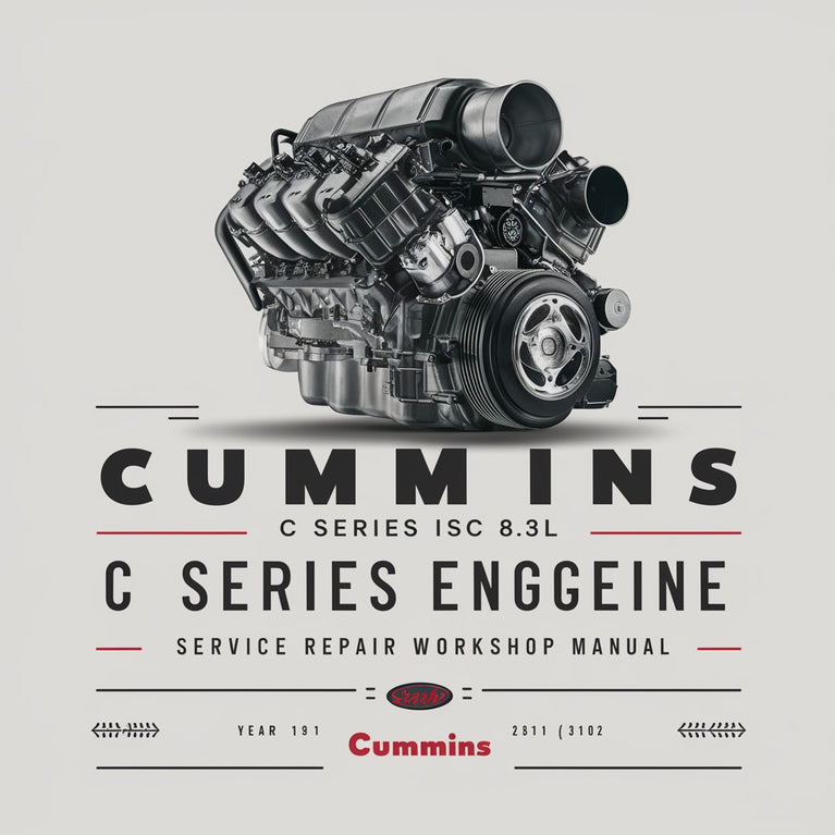 Cummins C Series ISC 8.3L Diesel Engine Service Repair Workshop Manual