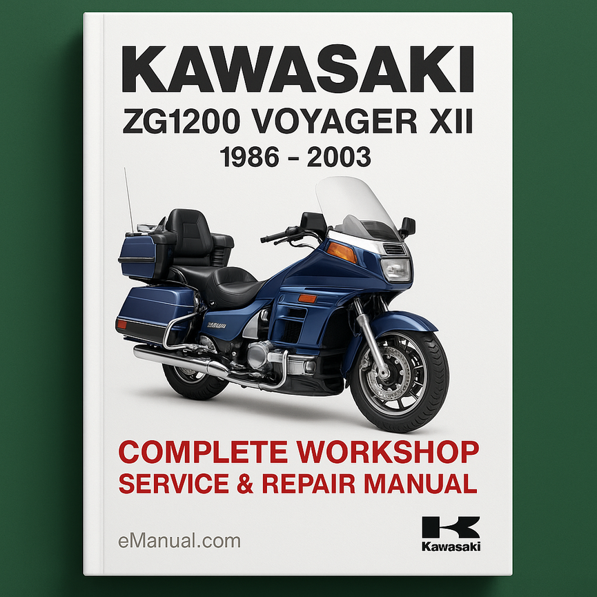 Kawasaki ZG1200 ZG 1200 Voyager XII Complete Workshop Service Repair Manual 1986 1987 1988 1989 1990 1991 1992 1993 1994 1995 1996 1997 1998 1999 2000 2001 2002 2003