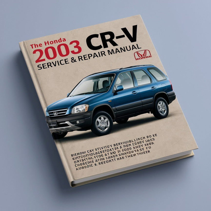 2003 Honda CR-V Service & Repair Manual PDF Download