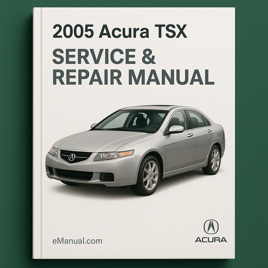 2005 Acura TSX Service & Repair Manual