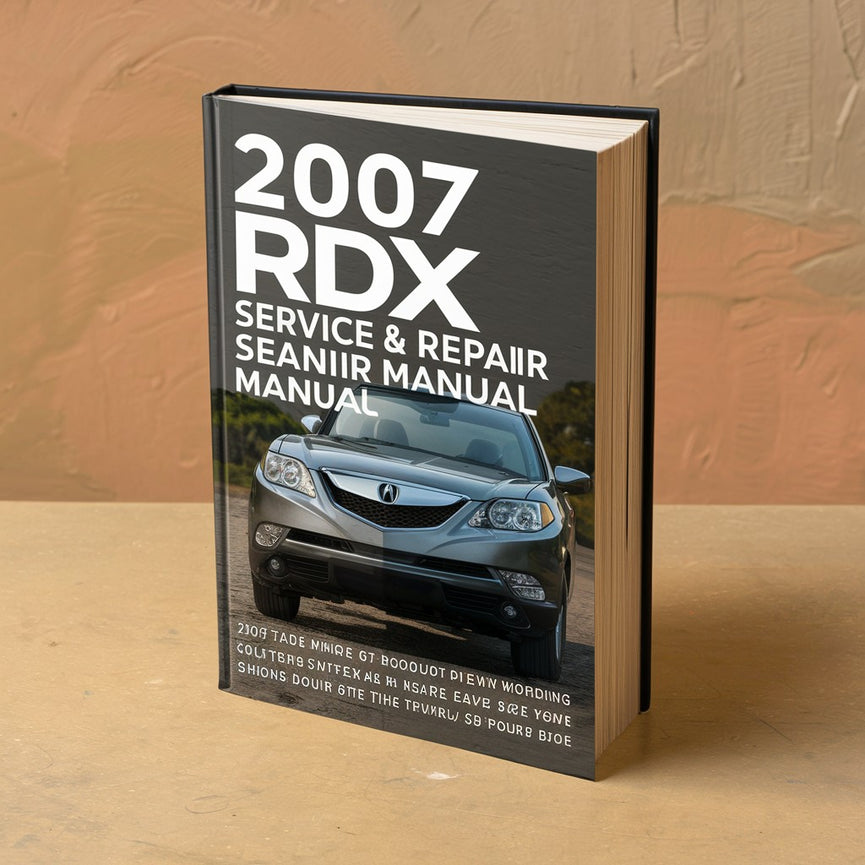 2007 Acura RDX Service & Repair Manual PDF Download