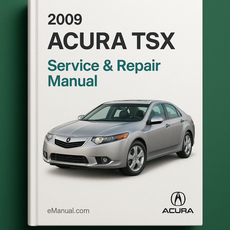 2009 Acura TSX Service & Repair Manual