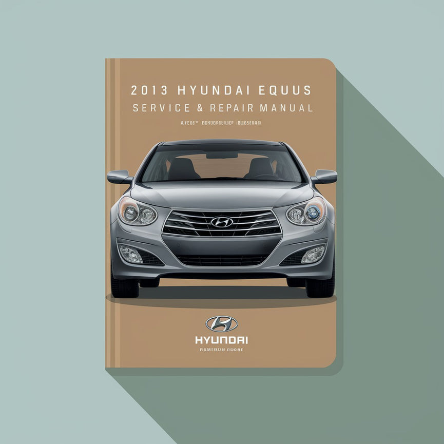 2013 Hyundai Equus Service & Repair Manual PDF Download