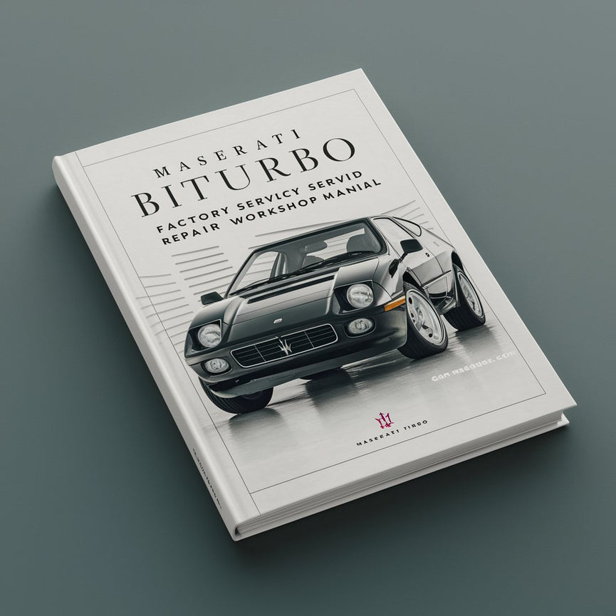 Maserati Biturbo 1987-1993 Factory Service and Repair Workshop Manual