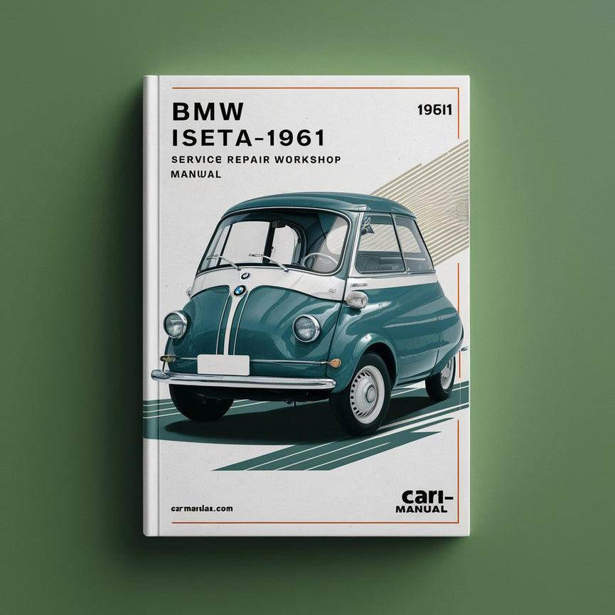 BMW Isetta 1957-1961 Service-Reparatur-Werkstatthandbuch PDF herunterladen