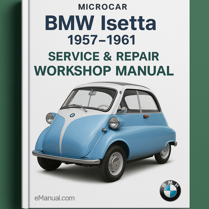 BMW Isetta 1957-1961 Service-Reparatur-Werkstatthandbuch PDF herunterladen