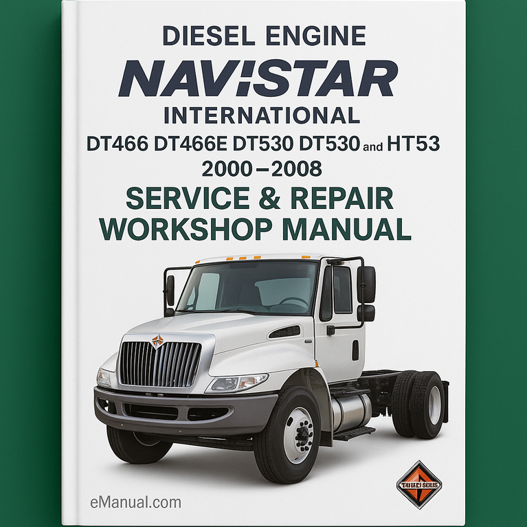 Navistar International DT466 DT466E DT530 DT530E and HT530 Diesel Engine 2000-2008 Service Repair Workshop Manual