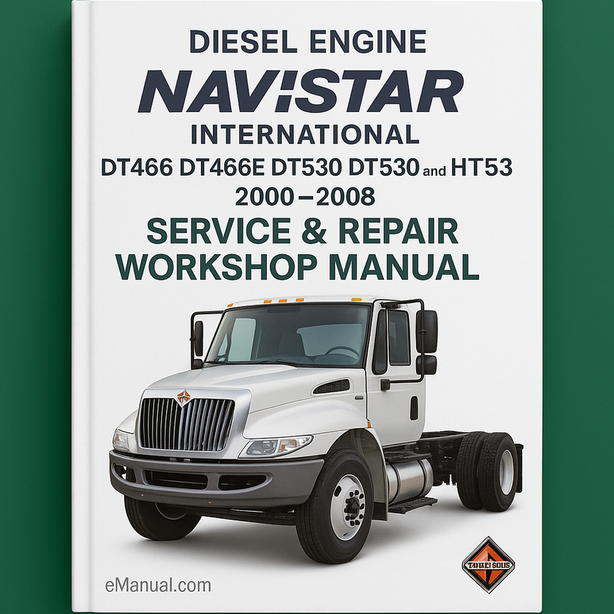 Navistar International DT466 DT466E DT530 DT530E and HT530 Diesel Engine 2000-2008 Service Repair Workshop Manual