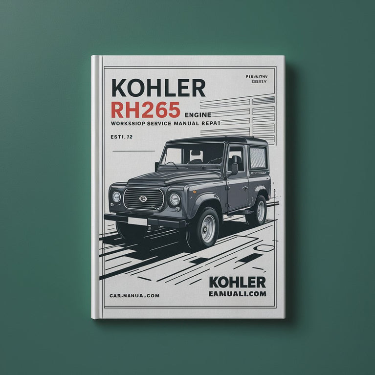 Kohler RH265 Engine Workshop Service Manual Repair