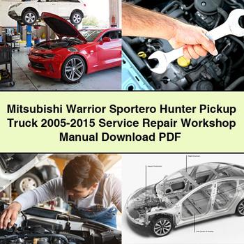 Mitsubishi Warrior Sportero Hunter Pickup Truck 2005-2015 Service Repair Workshop Manual