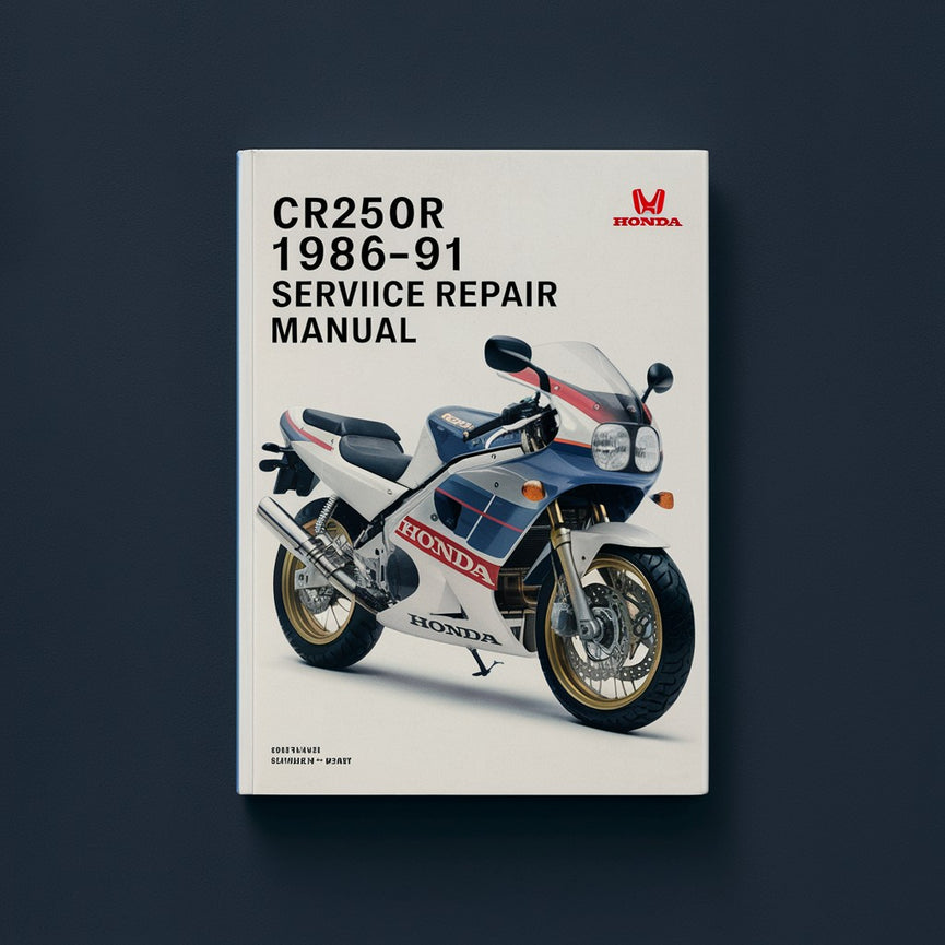 CR250R 1986-91 HONDA Service Repair Manual