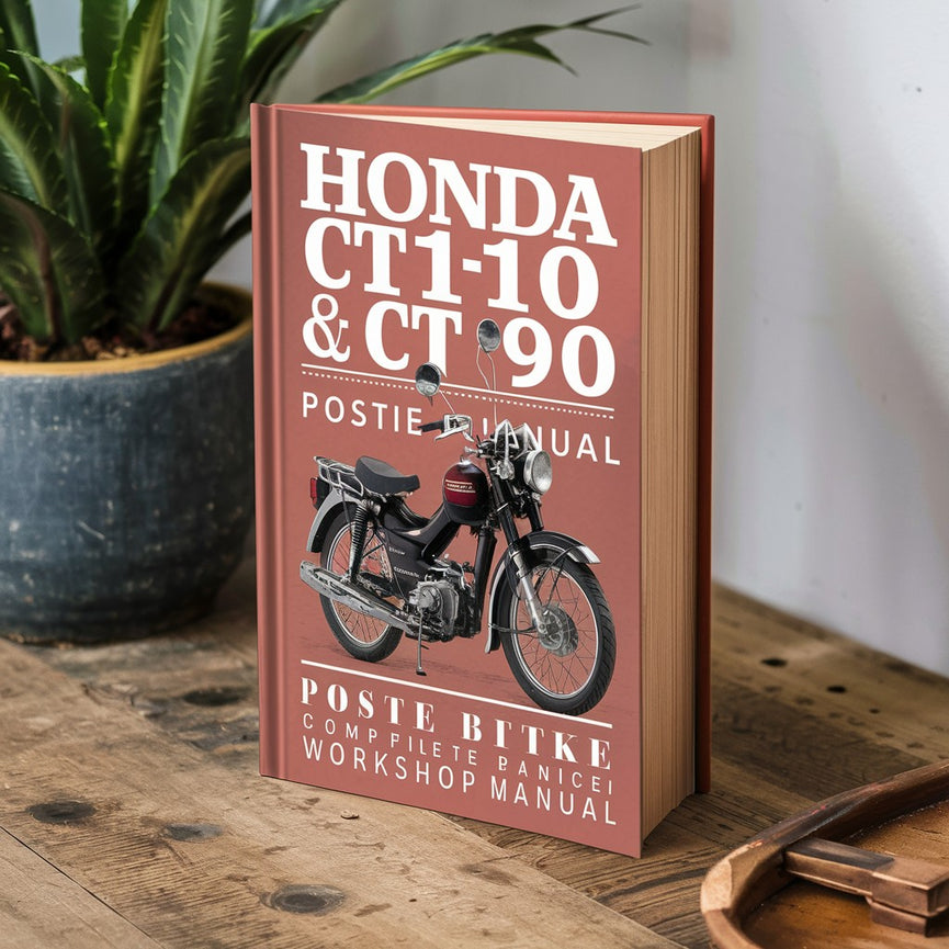 Honda CT110 &amp; CT90 Postie Bike Komplettes Werkstatthandbuch