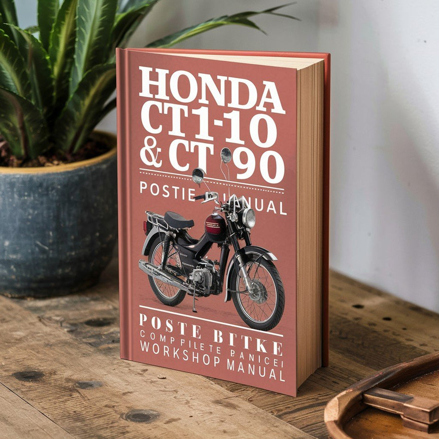 Honda CT110 & CT90 Postie Bike Complete Workshop Manual PDF Download